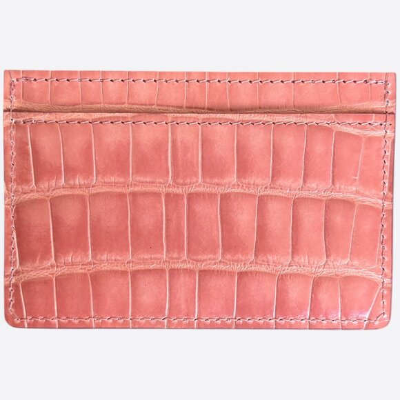 Louis Vuitton Pink Crocodile Cardholder - Picture 2 of 3
